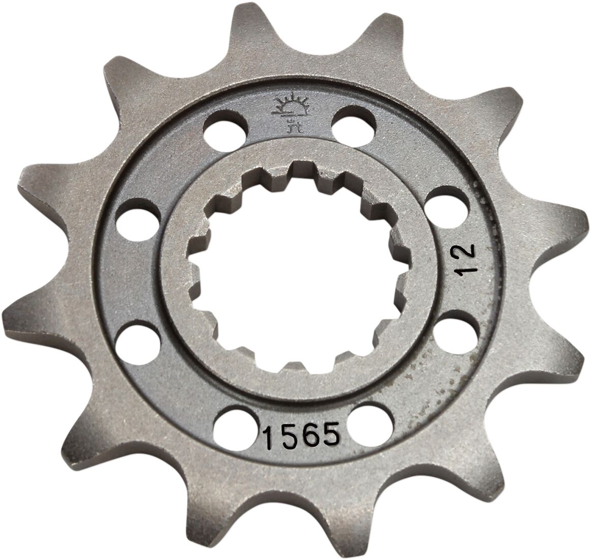 JT SPROCKETS JTF1565.12 FRONT REPLACEMENT SPROCKET 12 TEETH 520 PITCH NATURAL STEEL JTF1565.12