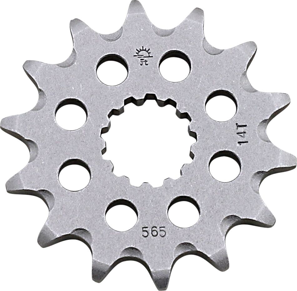 JT SPROCKETS JTF565.14SC FRONT SELF CLEANING SPROCKET 14 TEETH 520 PITCH NATURAL STEEL JTF565.14SC