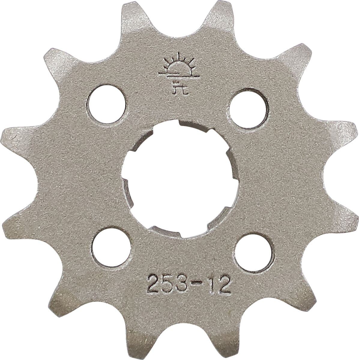 JT SPROCKETS JTF253.12 FRONT REPLACEMENT SPROCKET 12 TEETH 420 PITCH NATURAL STEEL JTF253.12