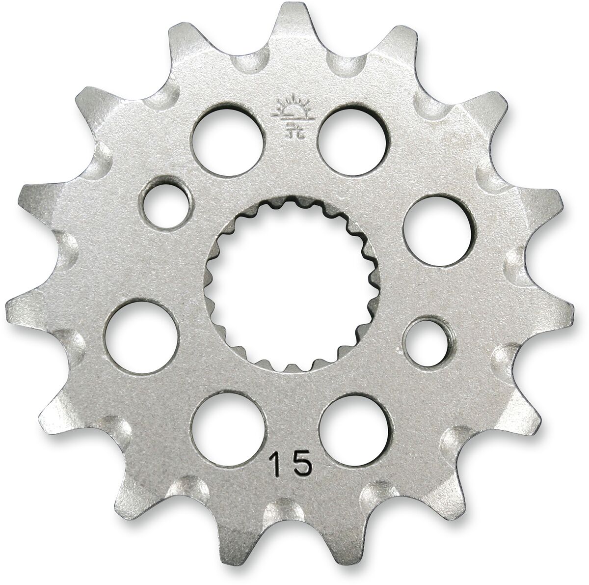 JT SPROCKETS JTF1310.15SC FRONT SELF CLEANING SPROCKET 15 TEETH 420 PITCH NATURAL STEEL JTF1310.15SC