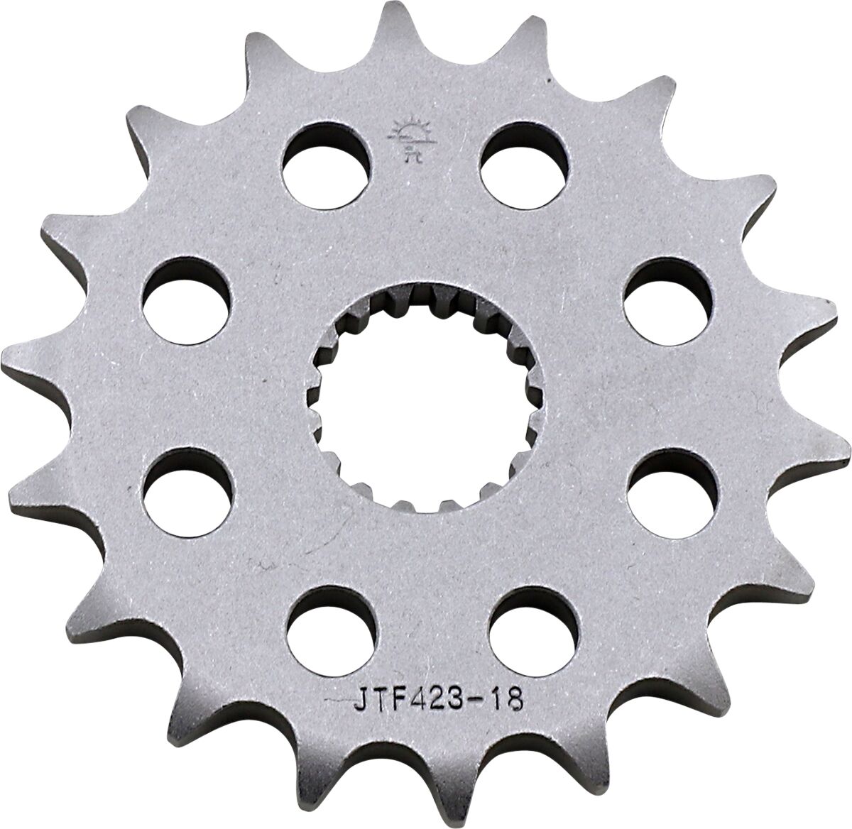 JT SPROCKETS JTF423.18 FRONT REPLACEMENT SPROCKET 18 TEETH 530 PITCH NATURAL STEEL JTF423.18