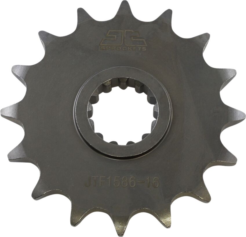 JT SPROCKETS JTF1586.16 FRONT REPLACEMENT SPROCKET 16 TEETH 525 PITCH NATURAL CHROMOLY STEEL JTF1586.16
