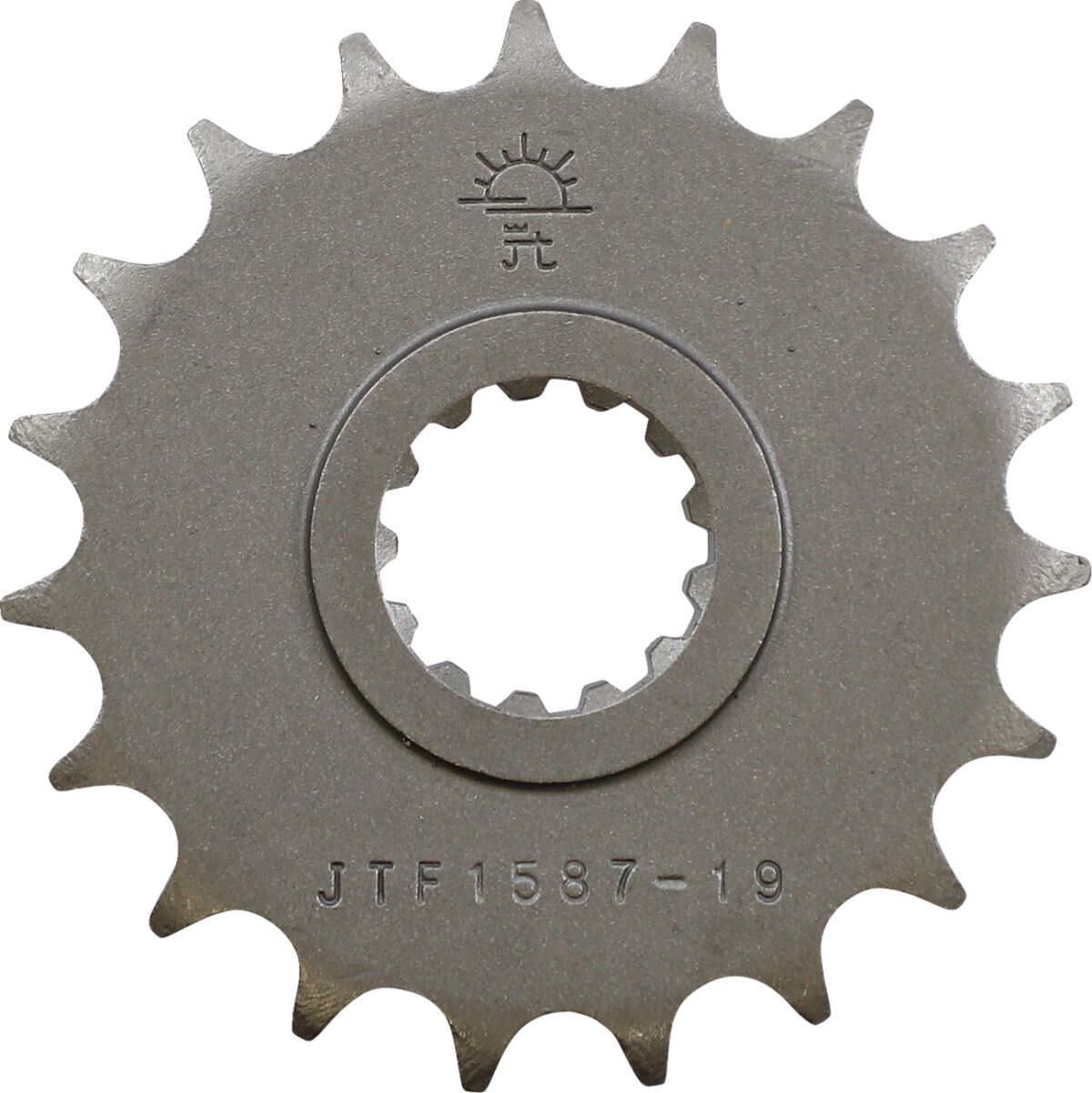 JT SPROCKETS JTF1587.19 FRONT REPLACEMENT SPROCKET 19 TEETH 428 PITCH NATURAL CHROMOLY STEEL JTF1587.19