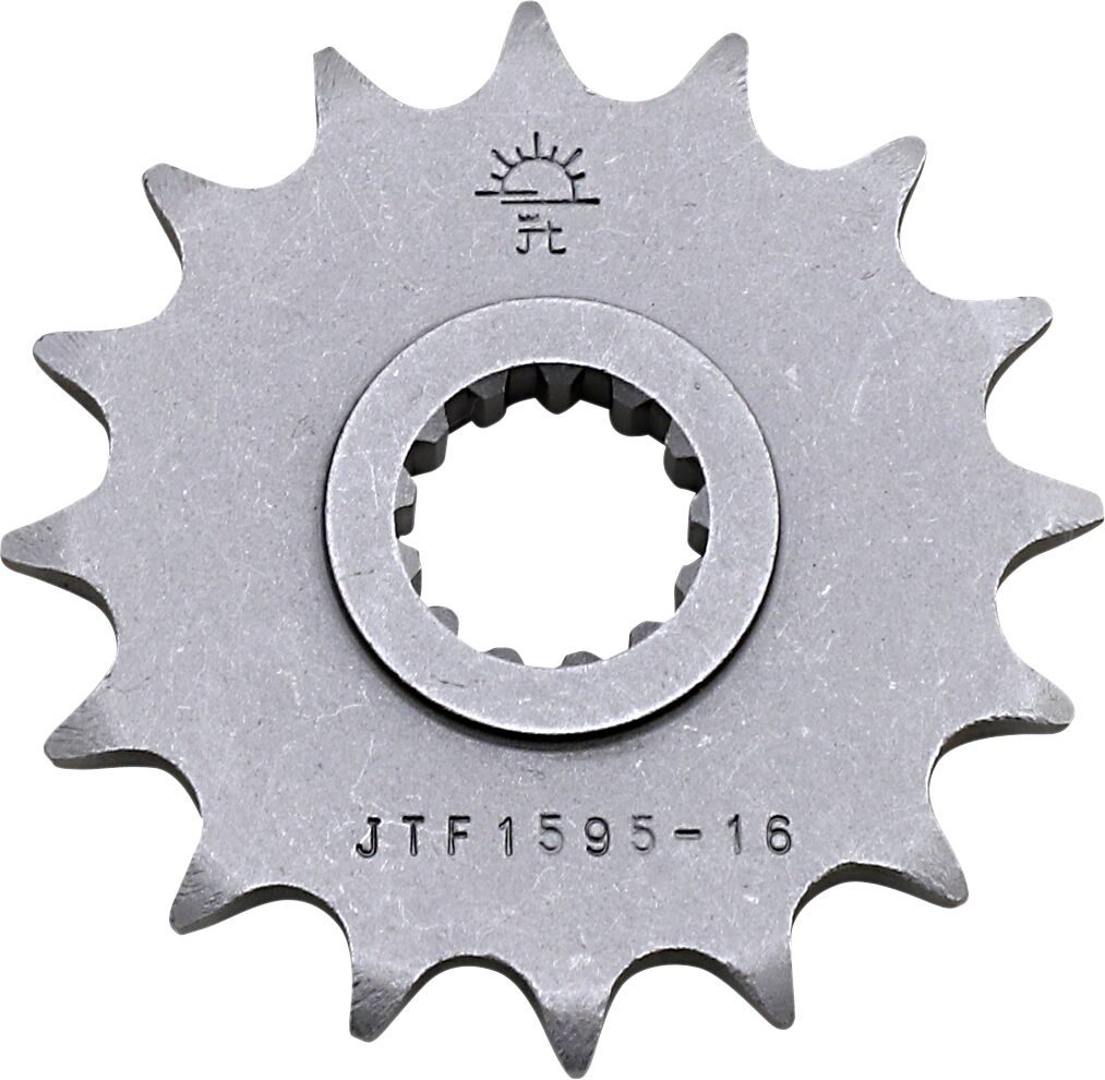 JT SPROCKETS JTF1595.16 FRONT REPLACEMENT SPROCKET 16 TEETH 520 PITCH NATURAL CHROMOLY STEEL JTF1595.16