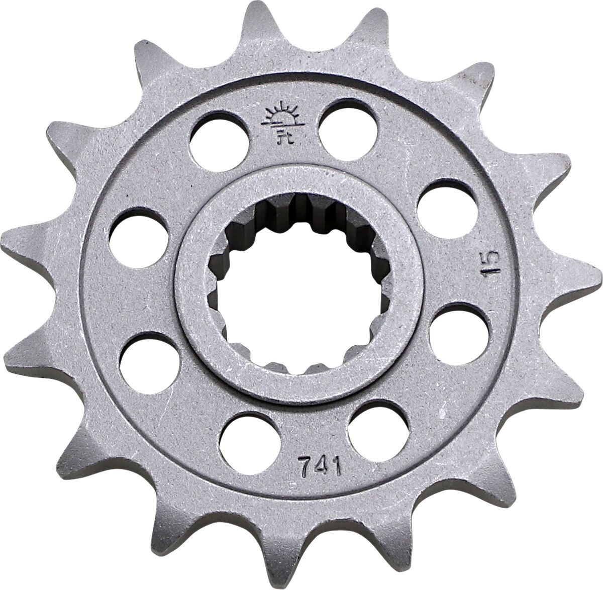 JT SPROCKETS JTF741.15 FRONT REPLACEMENT SPROCKET 15 TEETH 525 PITCH NATURAL CHROMOLY STEEL JTF741.15