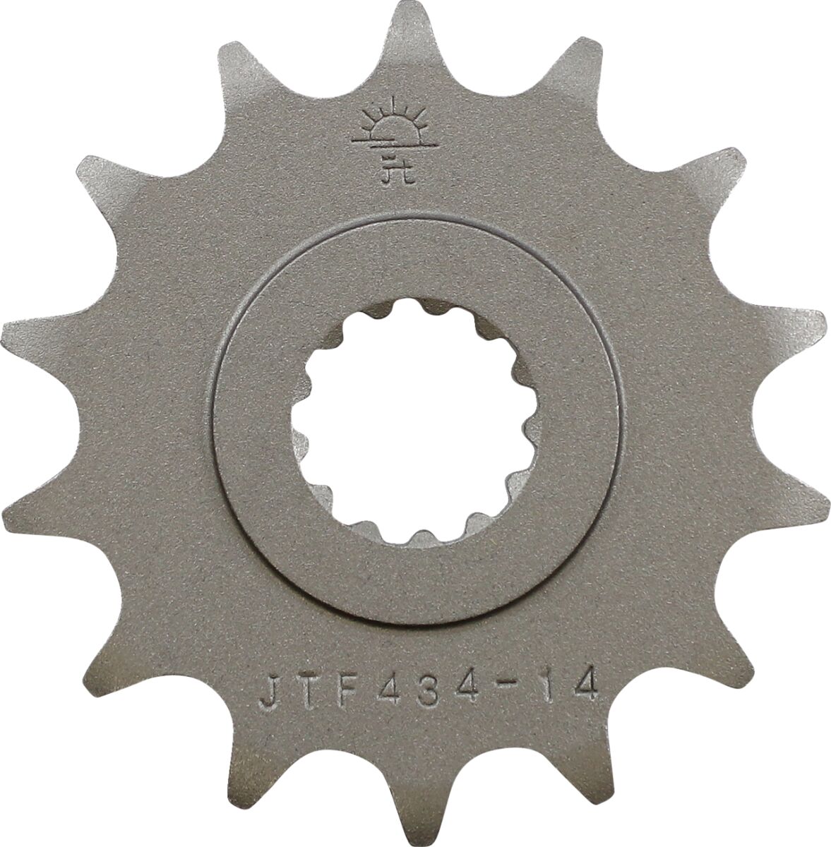 JT SPROCKETS JTF434.14 FRONT REPLACEMENT SPROCKET 14 TEETH 520 PITCH NATURAL CHROMOLY STEEL ALLOY JTF434.14