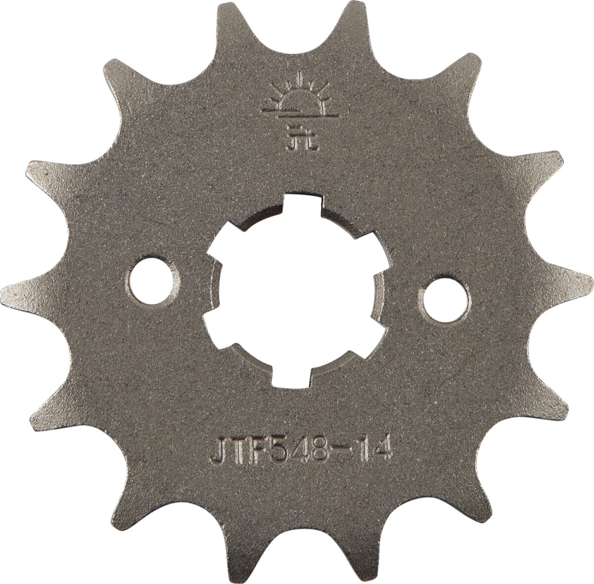 JT SPROCKETS JTF548.14 FRONT REPLACEMENT SPROCKET 14 TEETH 428 PITCH NATURAL CHROMOLY STEEL ALLOY JTF548.14