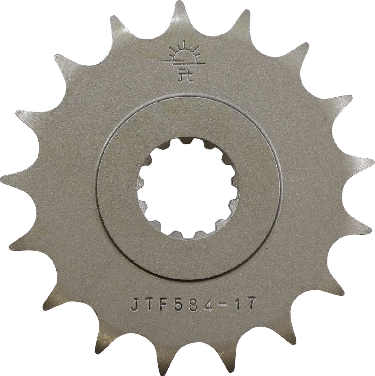 JT SPROCKETS JTF584.17 FRONT REPLACEMENT SPROCKET 17 TEETH 532 PITCH NATURAL CHROMOLY STEEL ALLOY JTF584.17
