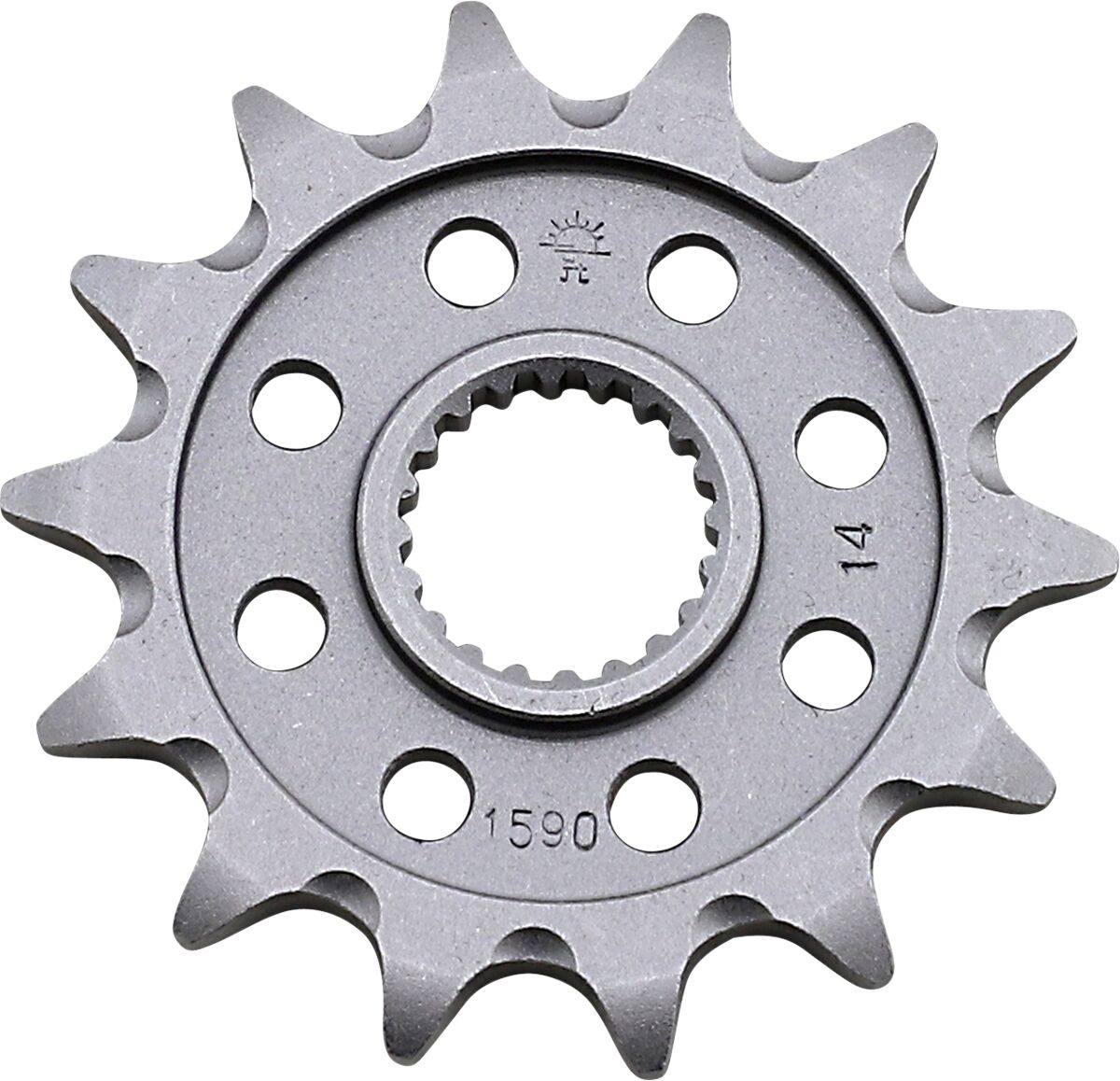 JT SPROCKETS JTF1590.14SC FRONT SELF CLEANING SPROCKET 14 TEETH 520 PITCH NATURAL STEEL JTF1590.14SC