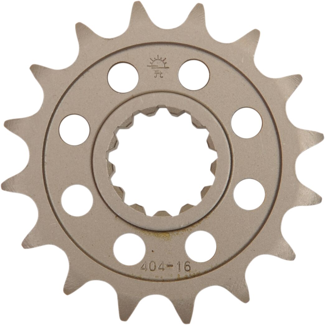 JT SPROCKETS JTF404.16 FRONT REPLACEMENT SPROCKET 16 TEETH 525 PITCH NATURAL SCM420 CHROMOLY STEEL ALLOY JTF404.16