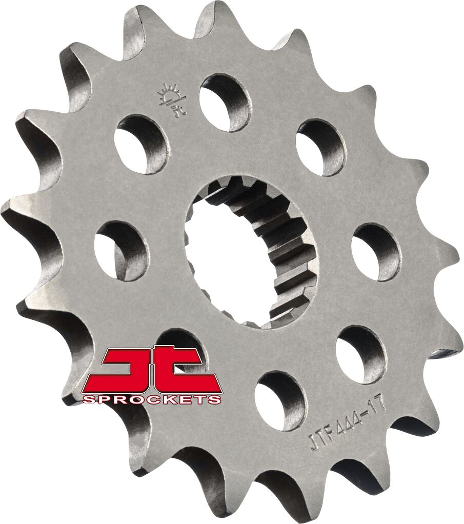 JT SPROCKETS JTF444.17 FRONT REPLACEMENT SPROCKET 17 TEETH 525 PITCH NATURAL CHROMOLY STEEL JTF444.17