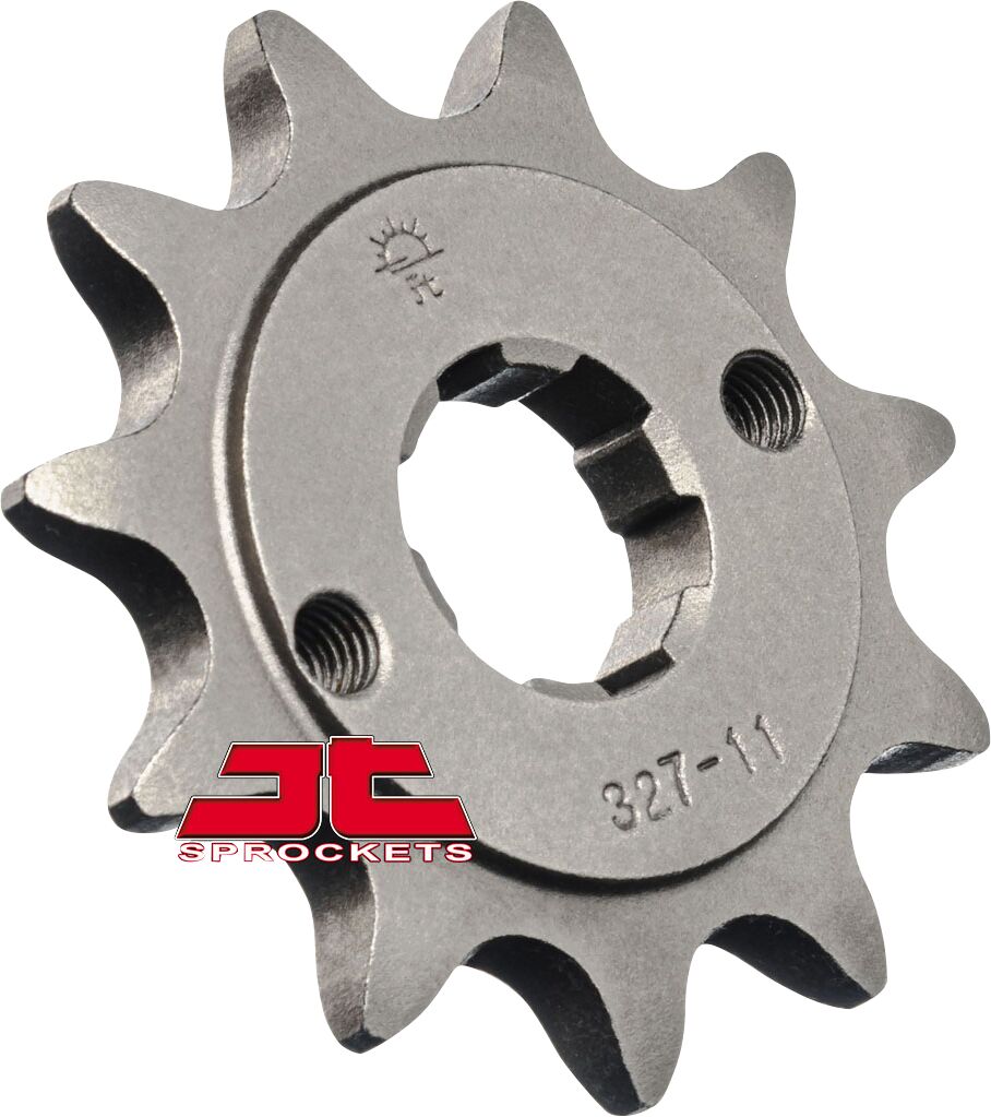 JT SPROCKETS JTF327.11 FRONT REPLACEMENT SPROCKET 11 TEETH 520 PITCH NATURAL CHROMOLY STEEL JTF327.11