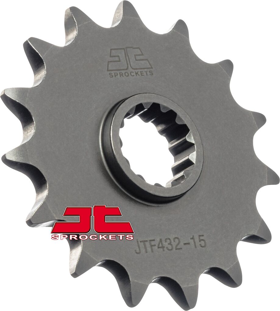 JT SPROCKETS JTF432.15SC FRONT SPROCKET 15 TEETH 520 PITCH NATURAL STEEL JTF432.15