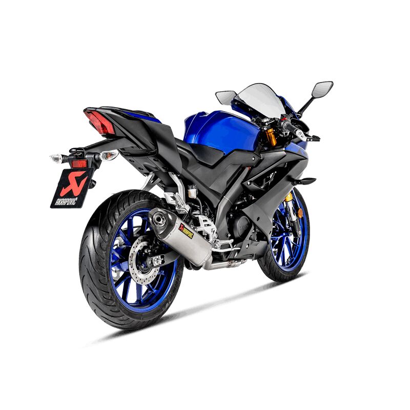 AKRAPOVIC RACING LINE COMPLETE EXHAUST SYSTEM SS/TI/CF S-Y125R6-HZT