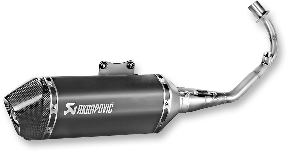AKRAPOVIC RACING LINE COMPLETE SYSTEM STAINLESS STEEL S-VE125R2-HZBL