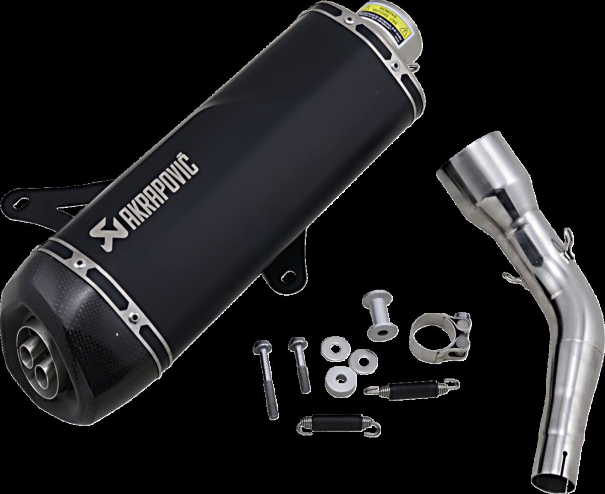AKRAPOVIC MUFFLER SS BLK GTS300 S-VE3SO9-HRSSBL