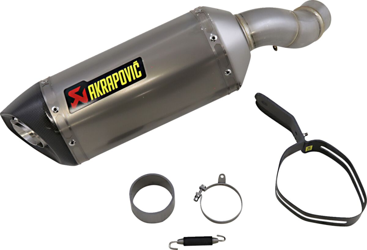 AKRAPOVIC SLIP-ON LINE MUFFLER TITANIUM S-K9SO6-HZT