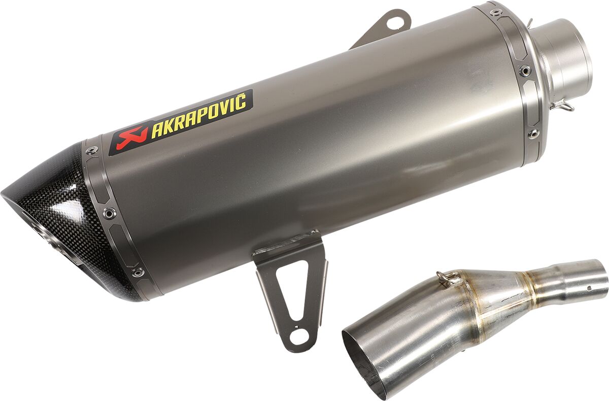 AKRAPOVIC SLIP-ON LINE MUFFLER STAINLESS STEEL CARBON END CAP S-Y3SO1-HRSS/1