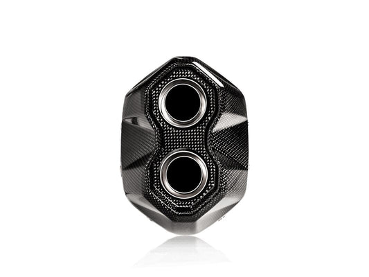 AKRAPOVIC SLIP-on Line Muffler Black Titanium Carbon End Cap S-K10SO31-HGITBL