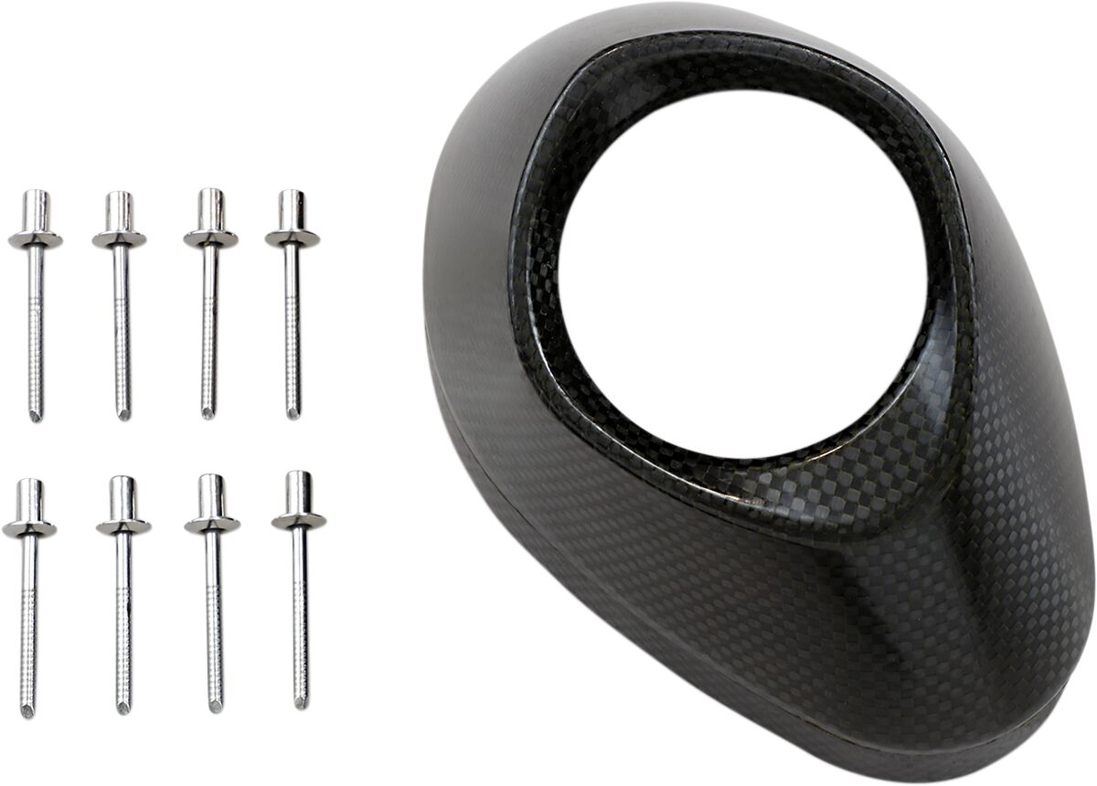 AKRAPOVIC REPLACEMENT END CAP CARBON V-EC28