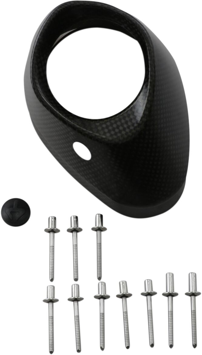 AKRAPOVIC END CAP CF T33 TYPE 1 V-EC36