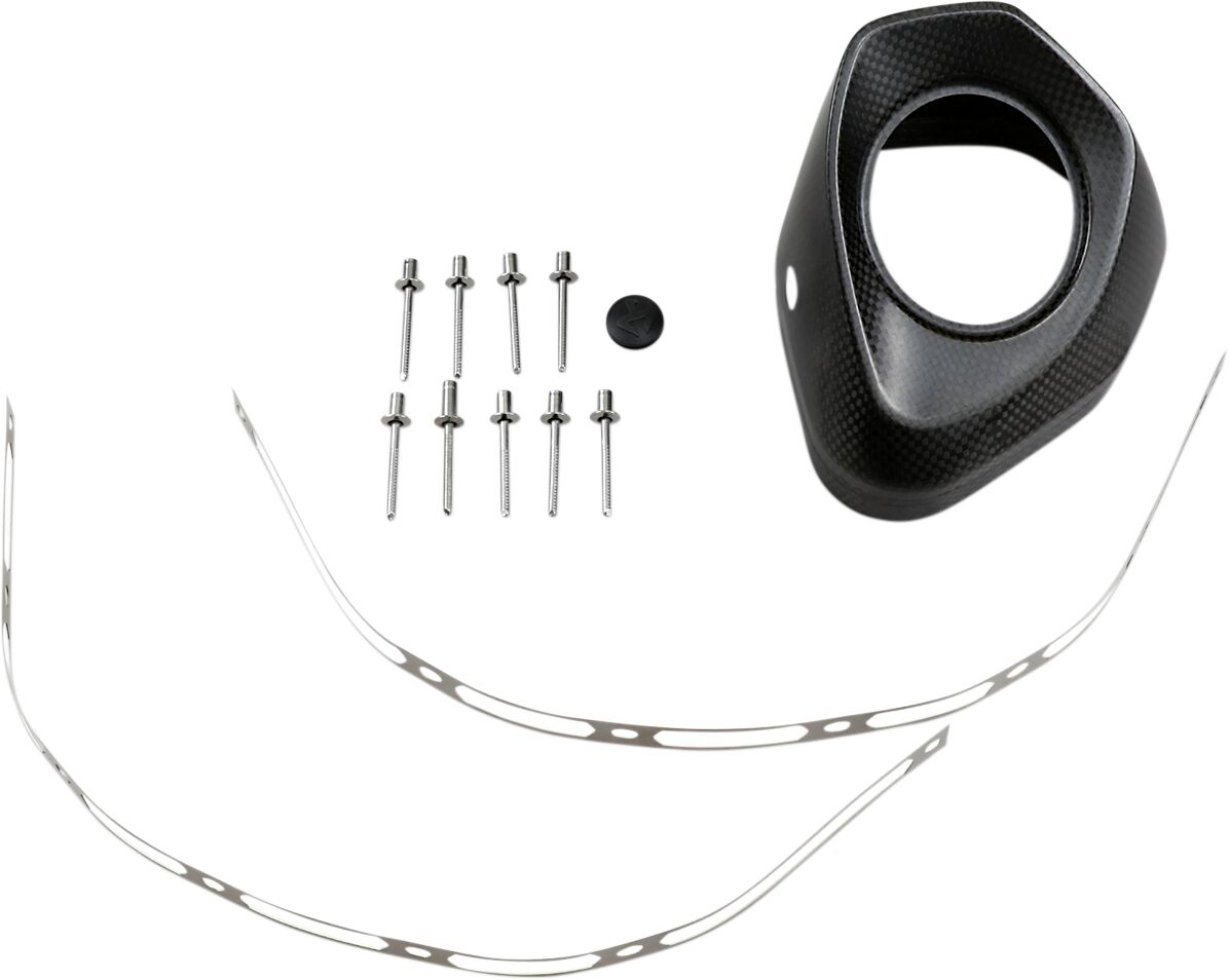 AKRAPOVIC END CAP SET CARBON EC175 V-EC175
