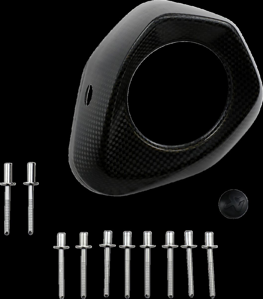 AKRAPOVIC REPLACEMENT END CAP CARBON V-EC95