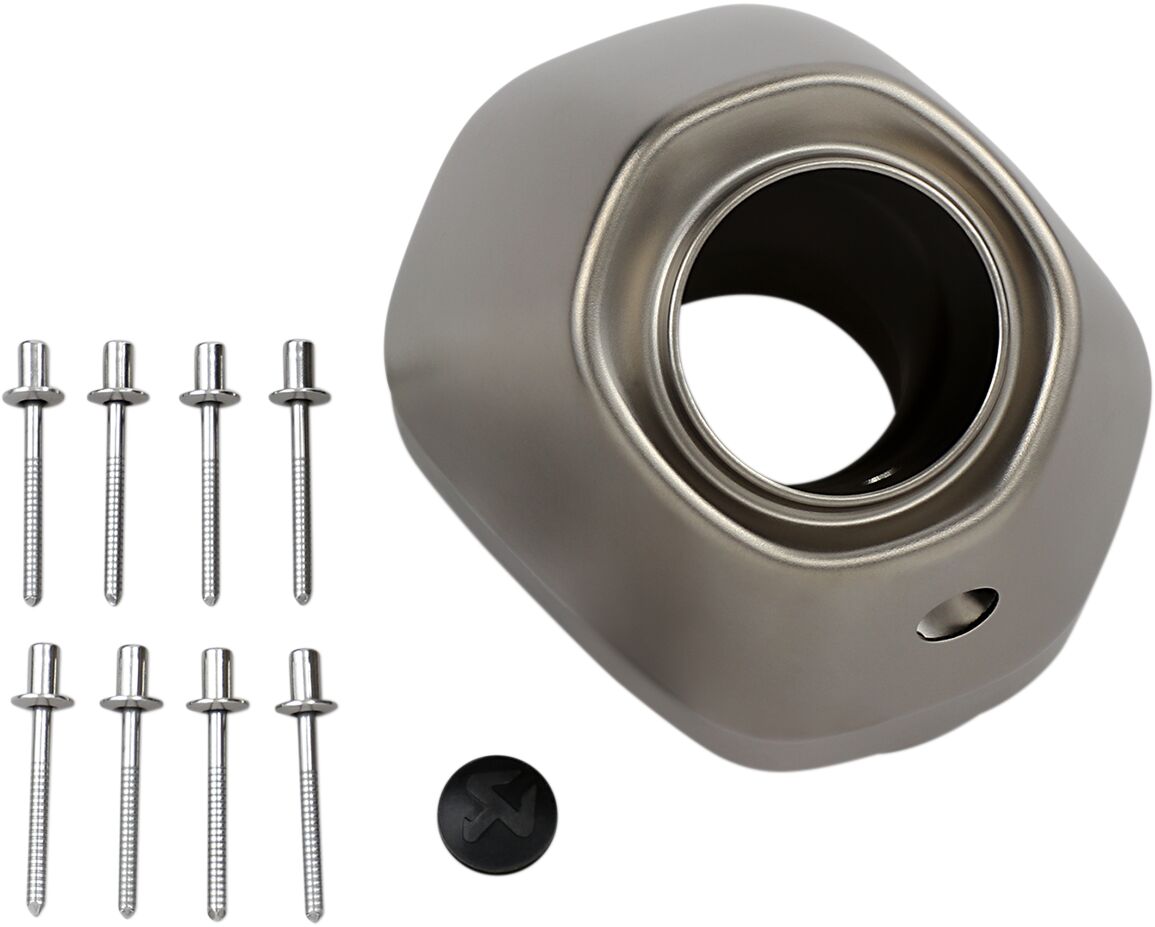 AKRAPOVIC END CAP SET TITANIUM EC187 RIGHT V-EC187