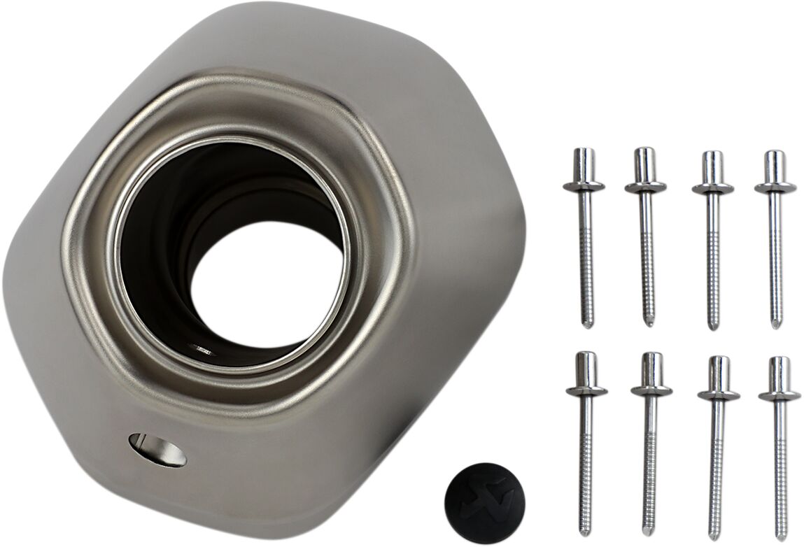 AKRAPOVIC END CAP SET TITANIUM EC207 LEFT V-EC207