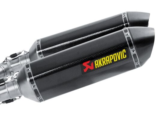 AKRAPOVIC REPLACEMENT MUFFLER CARBON LEFT M-HZ05402CL