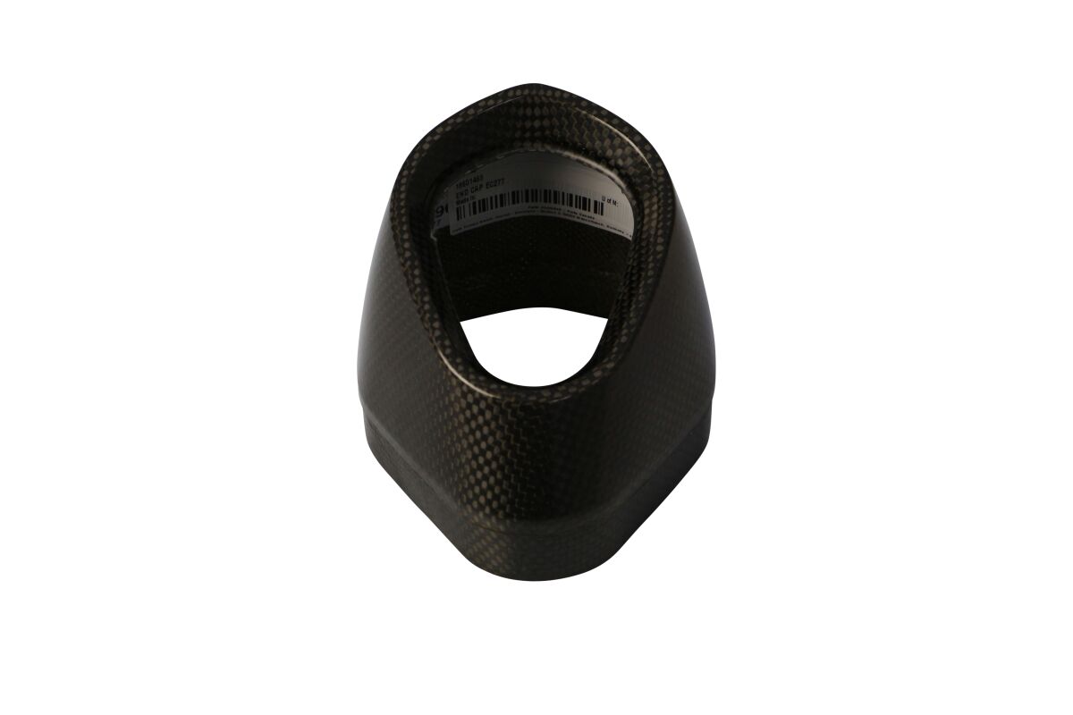 AKRAPOVIC END CAP SET CARBON BLACK V-EC277