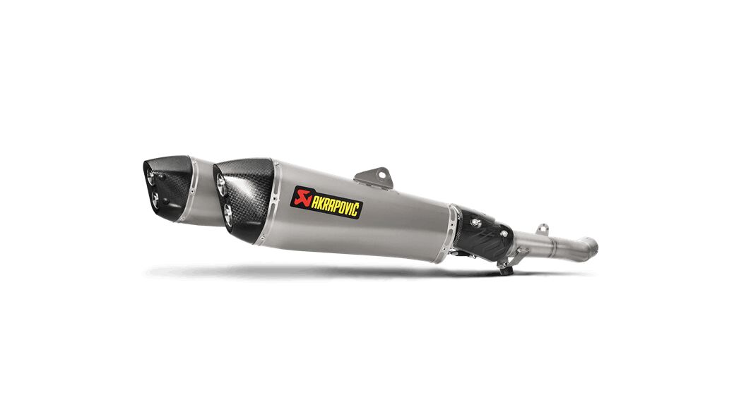 AKRAPOVIC REPLACEMENT MUFFLER TITANIUM RIGHT M-HZAA00302T/1