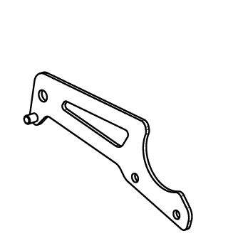 AKRAPOVIC MUFFLER BRACKET STAINLESS STEEL P-X261