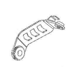 AKRAPOVIC MUFFLER BRACKET STAINLESS STEEL P-X329