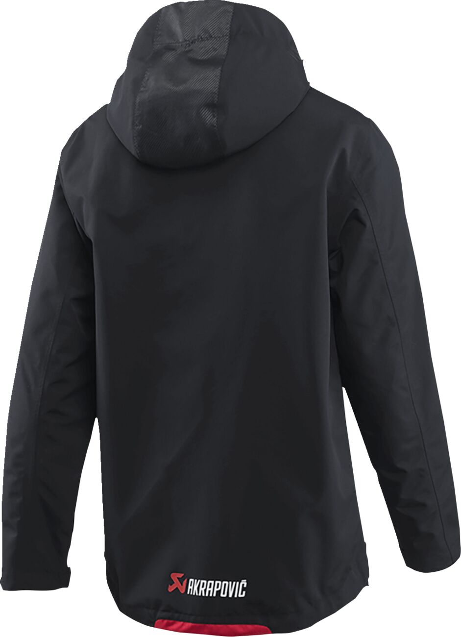 AKRAPOVIC RAIN JACKET BLACK MEN XL 802071