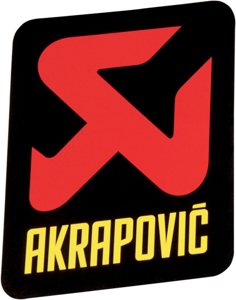 AKRAPOVIC AKRAPOVIC LOGO STICKER VERTICAL 95 MM P-VST1AL