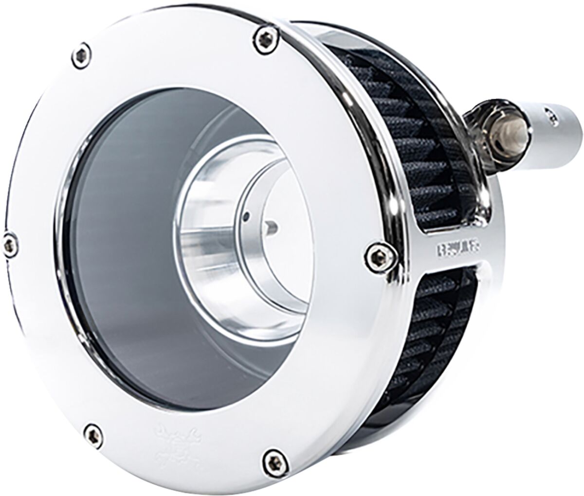 Feuling Parts AIR CLEANER BA CLEAR COVER CHROME/BLACK 08-16 TOUR TBW 5558