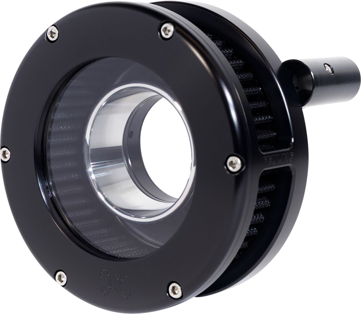 Feuling Parts AIR CLEANER BA SLIM CLEAR COVER BLACK/BLACK 93-99 EVO 5564-S