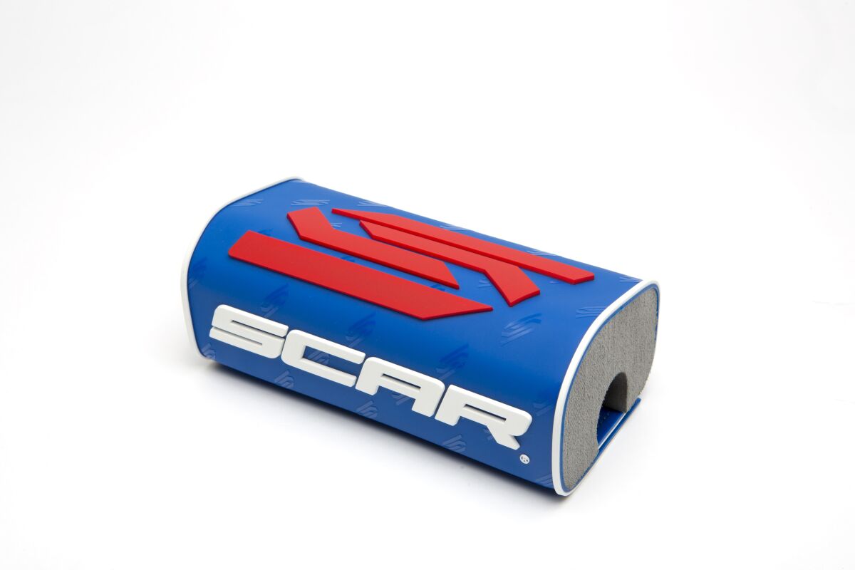 Scar Racing OVERSIZE BAR PADS O2 BLUE SMSOBL