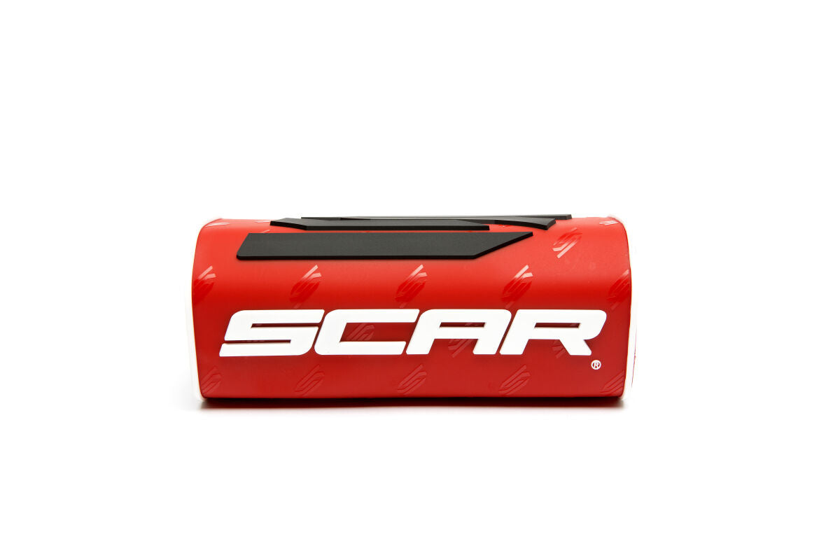 Scar Racing OVERSIZE BAR PADS O2 RED SMSORD