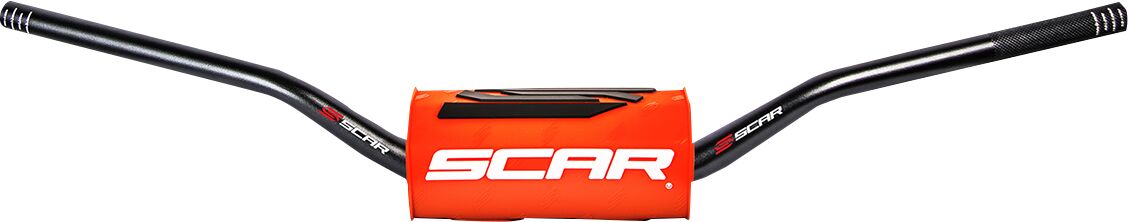 Scar Racing HANDLEBAR O2 HI BK/OR PAD S9152OR