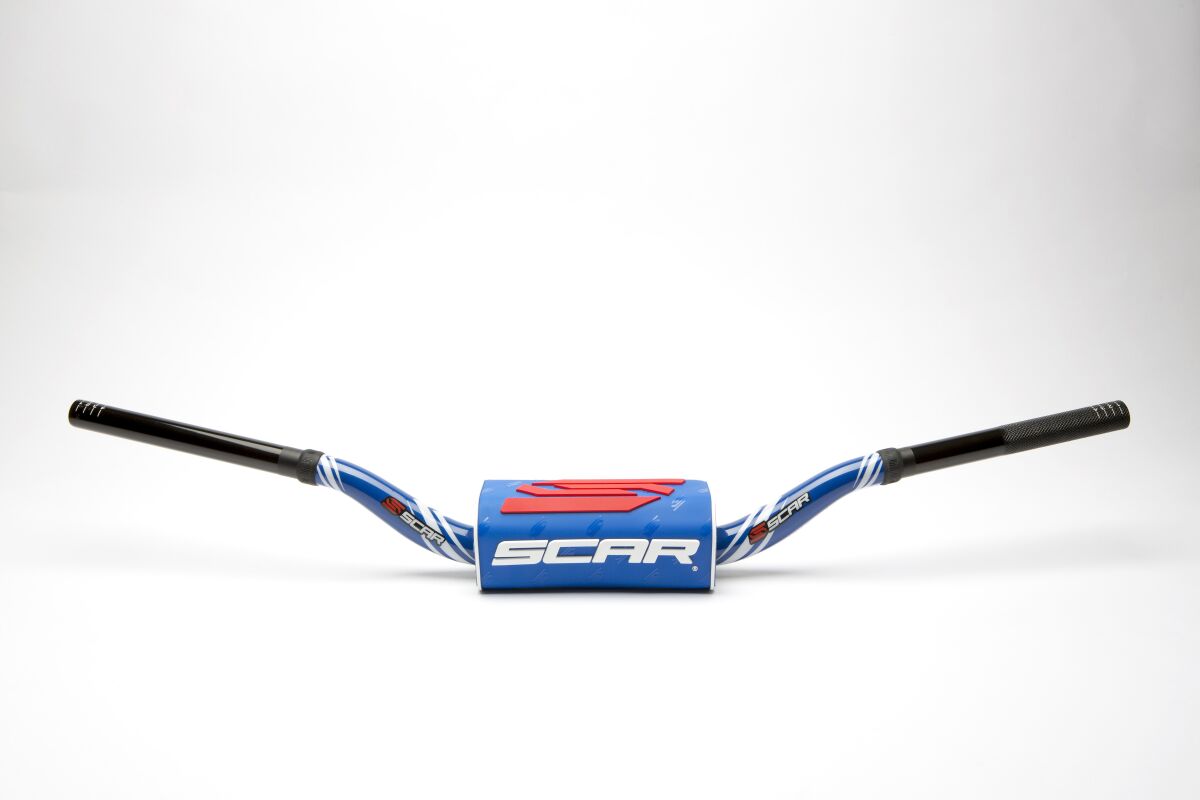 Scar Racing HANDLEBAR O2 LOW BL/BL PAD S9142BL-BL