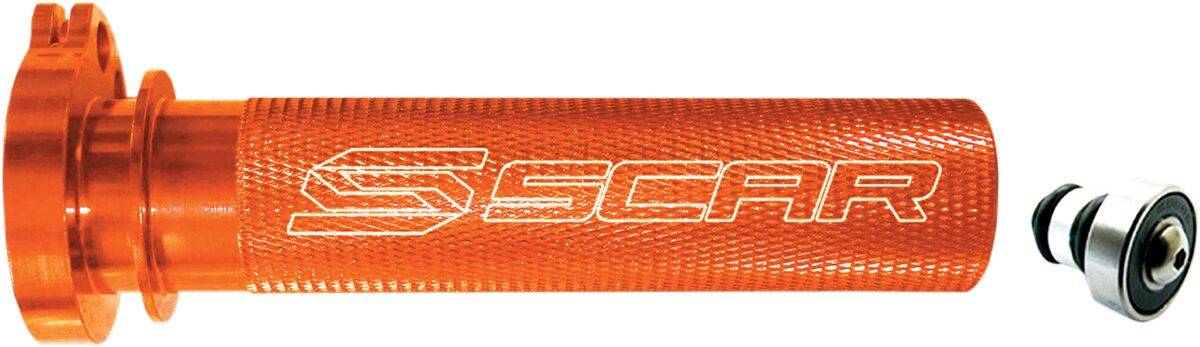 Scar Racing ALUMINUM THROTTLE TUBE & BEARING ORANGE TT500
