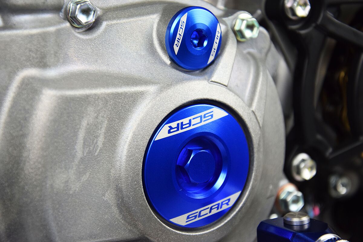 Scar Racing ENGINE PLUG BLUE EP101