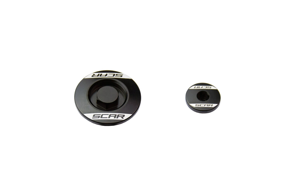 Scar Racing ENGINE PLUG KXF BLACK EP300BK