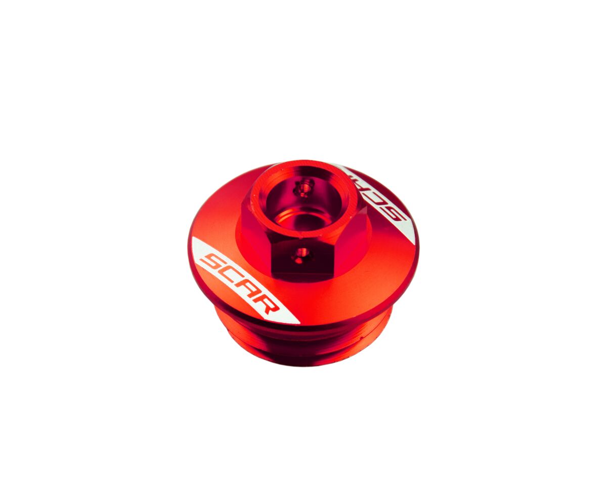 Scar Racing OIL FILLER CAP RED OFP300