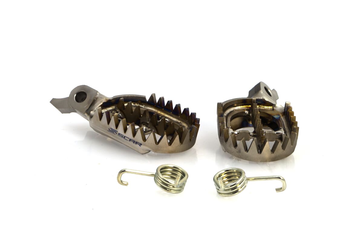 Scar Racing FOOTPEGS TITANIUM YZF250 24- 4 S1517