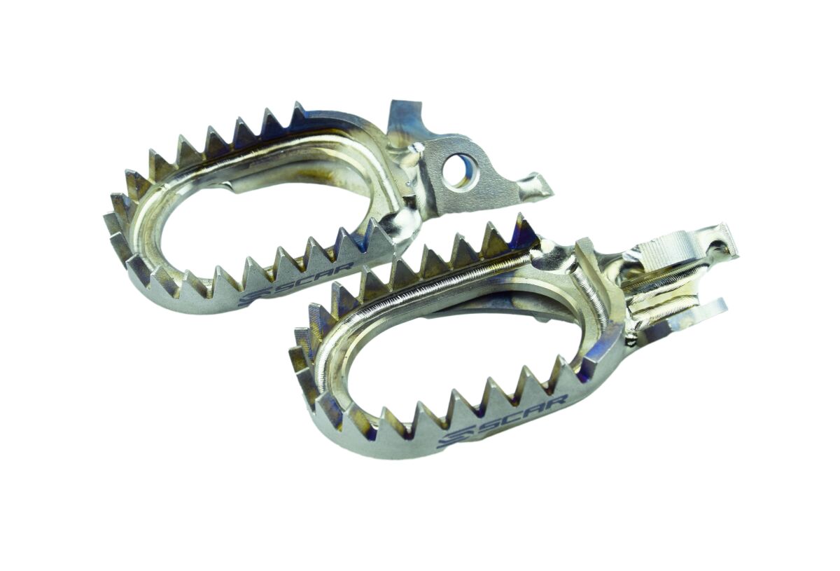 Scar Racing FOOTPEGS MUD TITANIUM STARK VA S8516AM