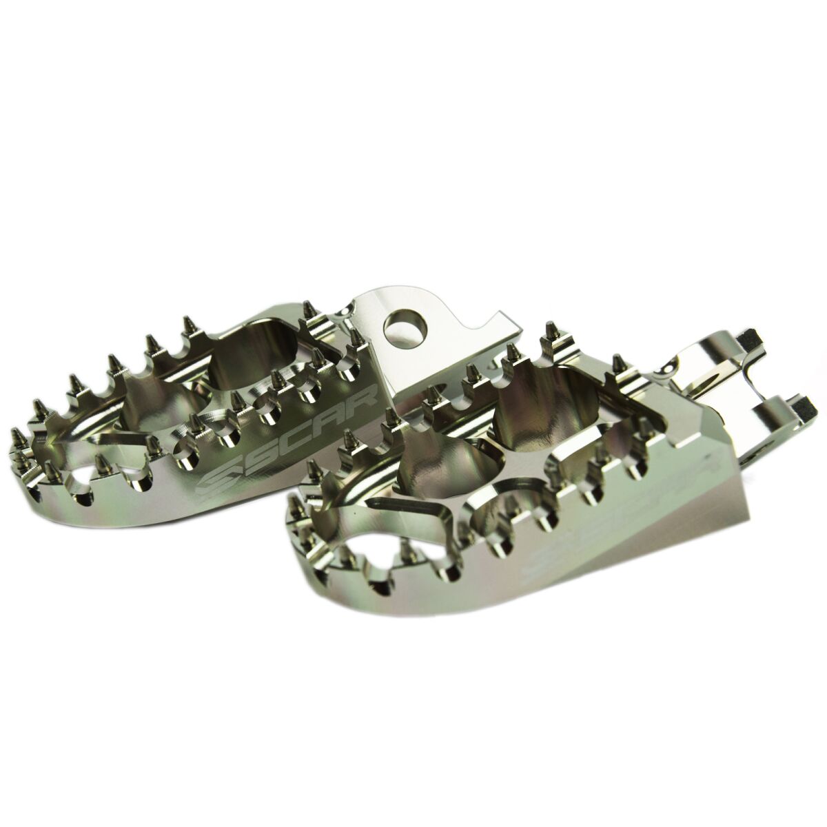 Scar Racing EVOLUTION FOOTPEGS SILVER S3515