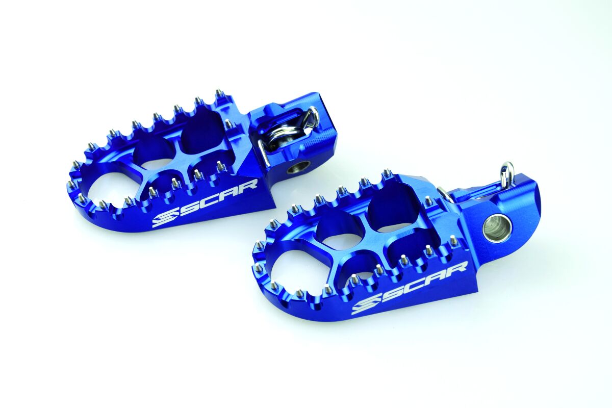 Scar Racing EVOLUTION FOOTPEGS BLUE S5511B